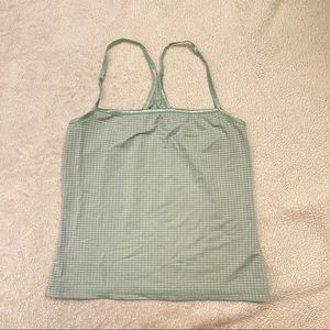 BEBE sage spandex camisole tank top